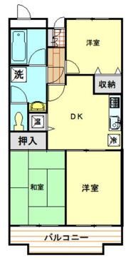ニューライトマンションの間取り画像