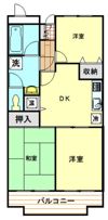 ニューライトマンションの間取り画像