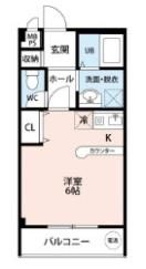クレール蛍池の間取り画像
