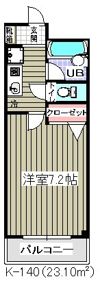 ローズガーデンカスタリア(K-140)の間取り画像
