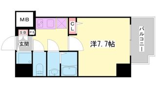 レジデンス神戸レガーロの間取り画像