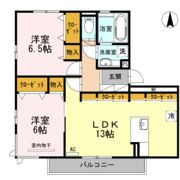 プルーニャ A棟の間取り画像