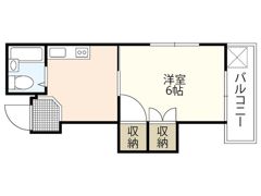 フラワービルの間取り画像