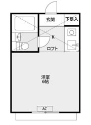 メゾンK早稲田の間取り画像