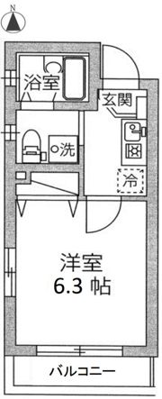 ライフ・コート武蔵関の間取り画像
