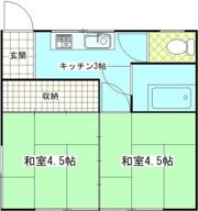 みかん荘の間取り画像