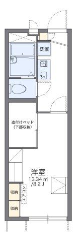 レオパレス霞ヶ関第二の間取り画像