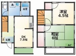岡本テラスの間取り画像