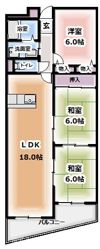 ヴィルヌーブエストの間取り画像
