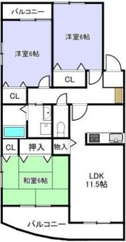 サンルーチェの間取り画像