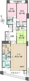 パークハウス東山の間取り画像