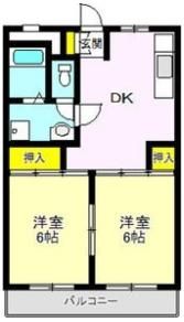 サンハイツアマダの間取り画像