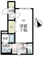 アズールの間取り画像