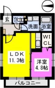 ステラOne諸岡の間取り画像