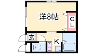 グランディア旗塚通の間取り画像