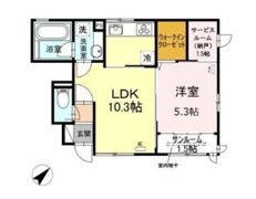 サンシャンテ上野毛 Aの間取り画像