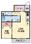 Sora?La祝谷 弐番館の間取り画像