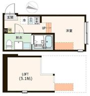 S SQUARE瑞江の間取り画像