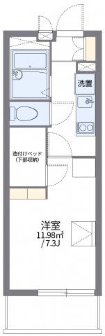 レオパレスコンフォニティの間取り画像