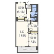 エル・セレーノ上本町レジデンスの間取り画像