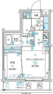 ベルシード王子神谷の間取り画像