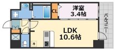 S-RESIDENCE堺筋本町Deuxの間取り画像