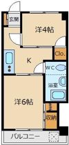 御殿山マンションの間取り画像