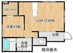 クレアシオン古志原の間取り画像