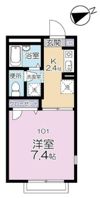 ラベンダーハイツ府中Bの間取り画像