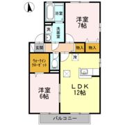 リビングタウン旭川 D棟の間取り画像