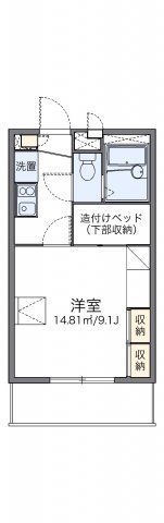 レオパレス多田4の間取り画像