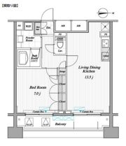 レジディア錦糸町Ⅱの間取り画像