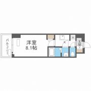 プレサンス谷町九丁目駅前の間取り画像