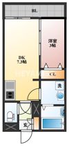 トレス天満Dの間取り画像