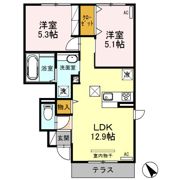 グランディール A棟の間取り画像