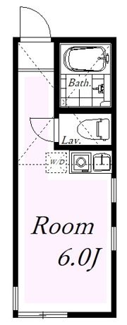 ユナイト三ツ沢ル・リアンの間取り画像