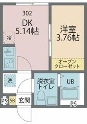 カインドネス柳沢中央の間取り画像