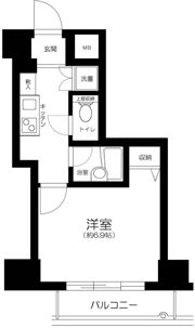 アルテリア浜松町の間取り画像