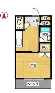 サンメゾン大山の間取り画像