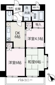 マック朝霞ホームズの間取り画像