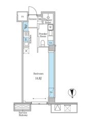 ゲートヒル東京の間取り画像