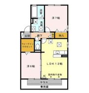 ローズコート 和田 Aの間取り画像