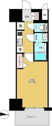 ソルテラスOSAKA MID EASTクレアストの間取り画像