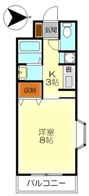 リバーサイド豊栄の間取り画像