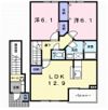 ベルフォールⅡBの間取り画像