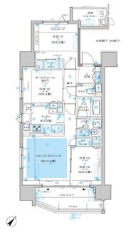 ディームス渋谷本町の間取り画像