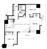日神パレステージ王子神谷の間取り画像