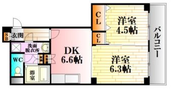 第一大内ビルの間取り画像