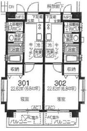 ルネスしのゝめの間取り画像