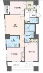 ドゥーエ横浜駅前の間取り画像